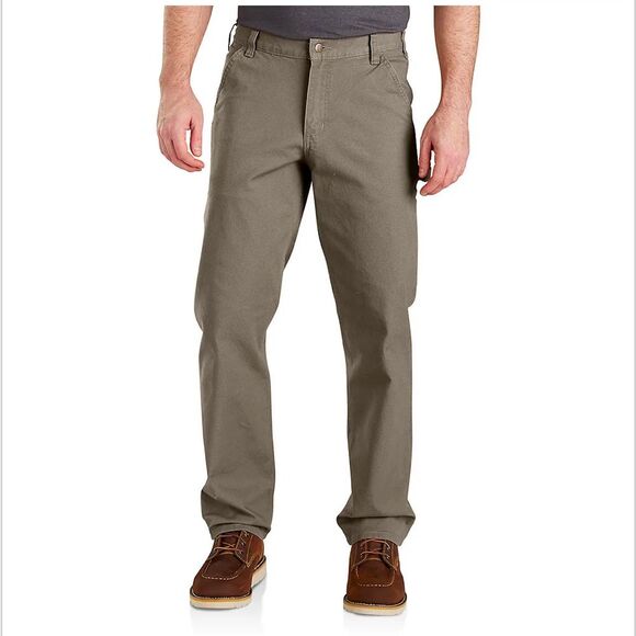Carhartt MEN'S UTILITY WORK PANT - RELAXED FIT - RUGGED FLEX® - DUCK 42x32 - Picture 1 of 6
